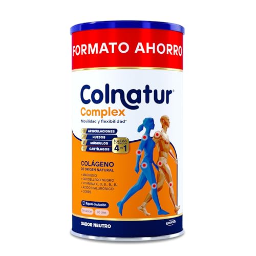Colnatur Complex Neutro Formato Ahorro | 486g | Colágeno con Magnesio y Vitamina C para Músculos y Articulaciones