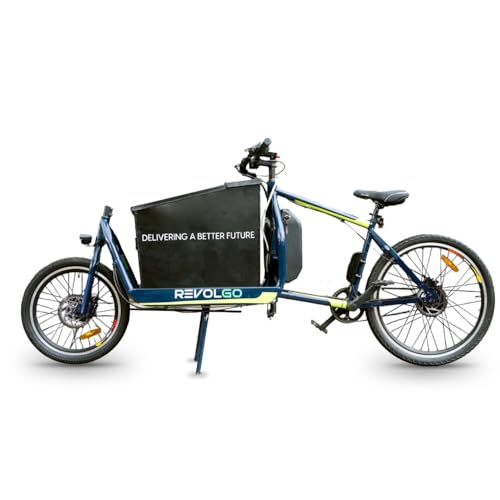 REVOLGO Heavy Duty Bicycle 150Kg Payload Electric Cargo Bike 48V 250W Motor
