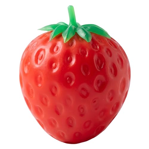 Strawberry Squishy Giant Strawberry Squishy Desktop Ornament Office Desk Mood Relief Focus Assistance Tool Squishys Strawberry for Work and Study Environments