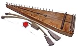Bowed Psaltery Cherry with Cherry top and bottom, 30 strings with two bows