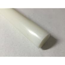 HDPE High Density Polyethylene Plastic Round Rod 4" x 12" Natural