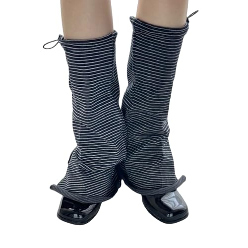 Polainas de mujer que no se bajan con cordón ajustable y diseño holgado sin pies para invierno