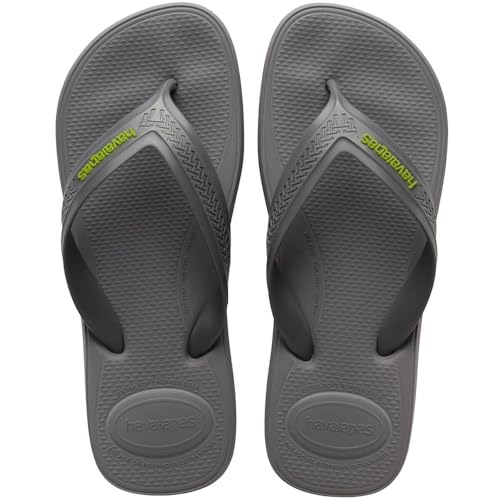 Havaianas for Men - Top Max Comfort Flip Flops, Steel Gray, 132
