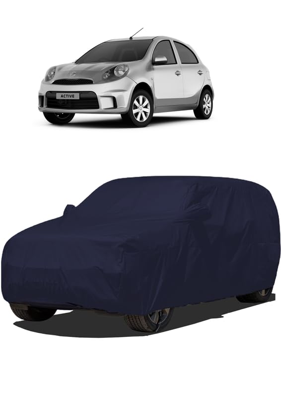 Image of J S R Waterproof Body CAR Cover for Nissan MICRA (Nissan MICRACAR Cover | MICRA CAR Cover | MICRA CAR Cover Waterproof | CAR Cover for MICRA)