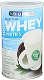 Biochem 100% Whey Isolate Protein Powder, 11.2oz, Sugar-Free Coconut Flavor, 20g...