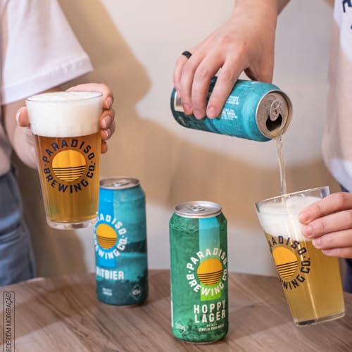 Kit c/ 4und Cerveja PARADISO Hoppy Lager 473ml