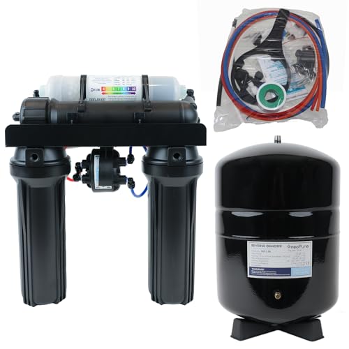 Neo-Pure Residential 4-Stage Reverse Osmosis Water Filtration System, 50 GPD