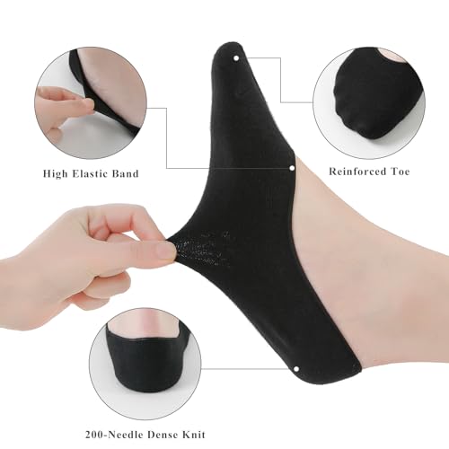 4 Pairs No Show Socks Women Low Cut Cotton Liner Socks Invisible Hidden Thin for Flats Boat2