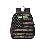 zaino personalizzato bambino bandiera americana usa retro mini zaino ragazzi/ragazze vintage star zaino personalizzabile scuola materna borse scuola materna 13 pollici, multi