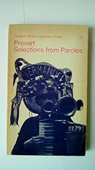 Paperback Selections from Paroles (Penguin Modern European poets series D84) Book