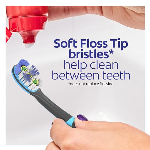 Colgate Total Advanced 360 Floss Tip Sonic Battery Powered Toothbrush, 2 Pack