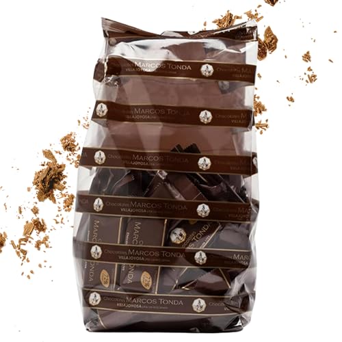 Chocolatinas Mini Individuales Marcos Tonda - Chocolate Negro | Chocolate Negro 72% | Mini Chocolatinas Individuales | Mini Chocolates | Desde 1793