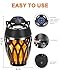 Vanten Outdoor Bluetooth Speakers, Bluetooth 5.0 Led Flame Speaker, IPX5 Waterproof Flame Torch Atmosphere Speaker, Patio Speakers Gifts for Men Women, Decorations for Party Garden Home