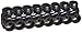 Morris Products 97568 Multi-Cable Connector, Insulated, Single Entry, Black, 8 Ports, 600-4 Wire Range, 5/16" Allen Hex 8 Ports, 600-4 Wire Range, 5/16" Allen Hex