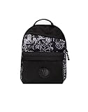 VERSACE JEANS COUTURE Men's Black Backpack with Couture Logo Print, Zip Front Pocket, Front Logo, Backpack Closure N, Black/Grey, Taglia unica