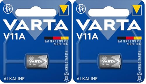 Varta V11APilas Especiales Cilindricas, Plateada (Paquete de 2)