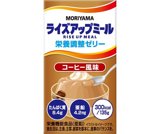 守山乳業 ライズアップミール いちご風味&コーヒー風味 24本×4箱 96本 Amazon | 守山乳業 ライズアップミール 栄養調整ゼリー コーヒー風味