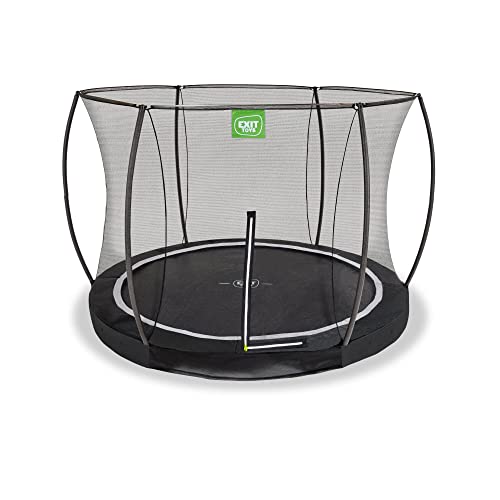 Bodentrampolin EXIT Toys Black Edition Rund Inground für den Garten