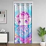 Photo Gallery richhome tenda divisoria per camera da letto per bambini, motivo meduse, 86 x 203 cm, per porta, privacy, animale, animale, creatura marina, subacquea, vita marina, paravento, oscurante, 30% – 50% Photo Gallery richhome tenda divisoria per camera da letto per bambini, motivo meduse, 86 x 203 cm, per porta, privacy, animale, animale, creatura marina, subacquea, vita marina, paravento, oscurante, 30% – 50%