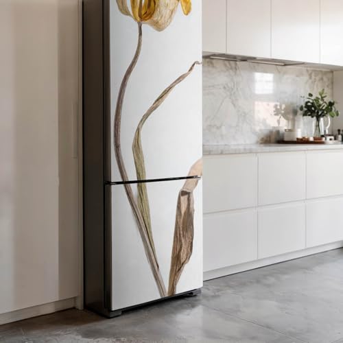 Sticker frigo 60x190 cm pour masquer les rayures et décorer - 4