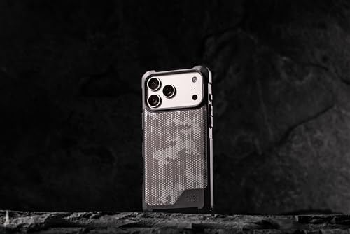 Image of Urban Armor Gear UAG Metropolis LT Magnetic Compatible, Rugged Shockproof Anti-Slip Military Grade Protective Case /Cover Designed for iPhone 17 Pro Max (2025) - Micro Hex Camo Graphite