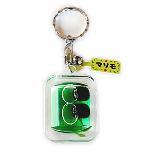 Amazon | 【ノーブランド品】 角まりもキーホルダー 緑 | キーケース