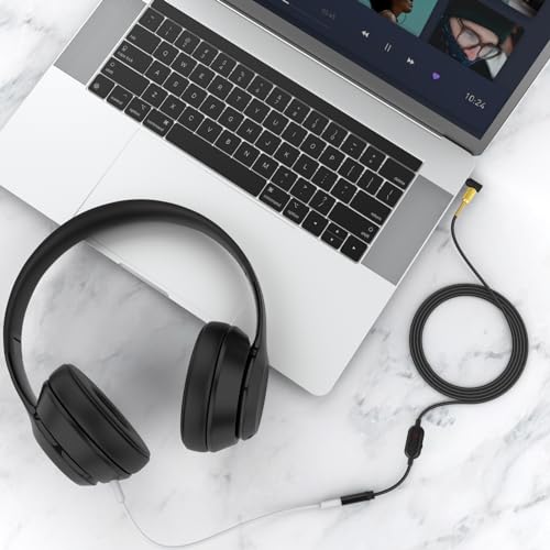 Cable extensión de auriculares 3.5mm con control de volumen, 2m miniatura 4