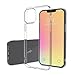 Carcasa de teléfono Coker Compatible con iPhone 13 Pro MAX, Carcasa de teléfono de Silicona Fina Resistente a los Golpes, Carcasa de teléfono TPU Ultrafina y Transparente (Transparente)