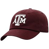 Top of the World Texas A&M Aggies Men's Adjustable Relaxed Fit Team Icon hat, Adjustable