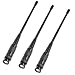 BNC Antenna HYS-701N Dual Band VHF/UHF 2M 70CM Antenna for ICOM IC-A14 IC-V8 Vertex HX300 HX320 Kenwood TK100 TK200 Handheld Radio(3PCS)