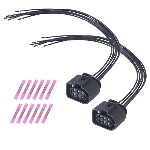 Faisceau 6 broches 30 cm pour connecteur feu arrière 1J0973733