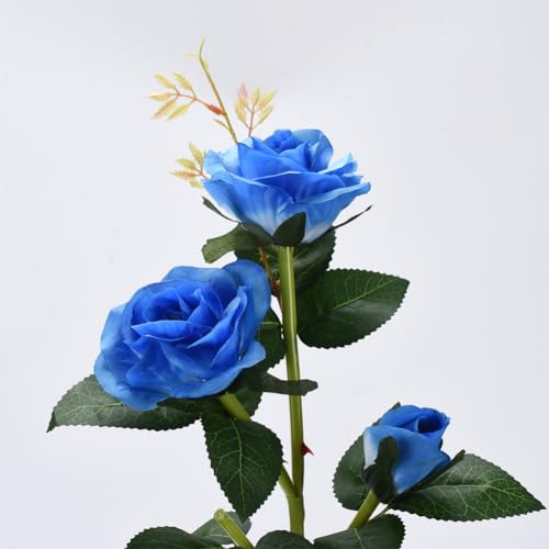 XhuangTech Solar Roses Flowers Lights Outdoor Garden Ornaments - Image 4