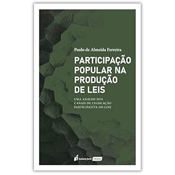 Capa do livro Participação Popular na Produção de Leis - 2021