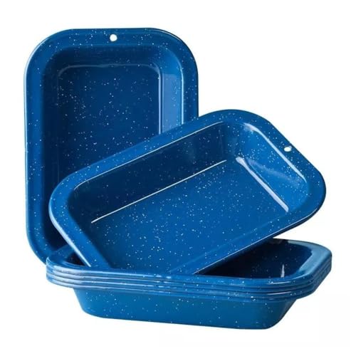 Cinsa-6-Piece-Multiuse-Plate-Set-1-Quart-Speckled-Blue-Enamelware-Plates-for-Indoor-Outdoor-Camping-Dishes-Picnic-Farmhouse-Kitchen Cinsa 6 Piece Multiuse Plate Set 1 Quart Speckled Blue Enamelware Plates for Indoor Outdoor Camping Dishes Picnic Farmhouse Kitchen