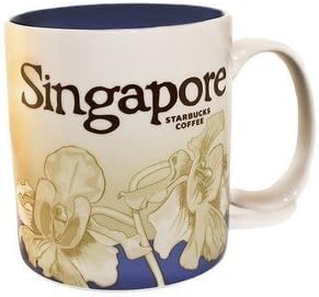 Starbucks Singapore Global Icon Series Mug 16 Oz Collectible Rare