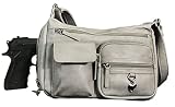 ZZFAB Front Pockets side Locking Small Concealed Carry Purse...
