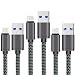 USB Type C Cable,[3Pack][6ft],by Ailun,Fast Speed 3.0A Type-C to USB A Sync & Charging Nylon Braided Cable for Galaxy S9/S9+ and More Smartphone&Tablets [Greyblack]