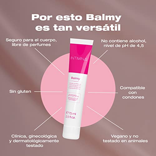 INTIMINA Balmy: gel íntimo y lubricante vaginal, crema íntima hidratante y calmante - imagen 2