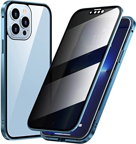 Coque anti-peep pour iPhone 13 Pro Max en verre double face premium