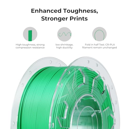 Image of Creality PLA Filament 1.75mm Fluorescent Orange, 3D Printer Filament 1kg (2.2lbs) Spool, High Toughness & Warp-Free, Dimensional Precision ±0.03mm, Printing Filament for All FDM 3D Printers