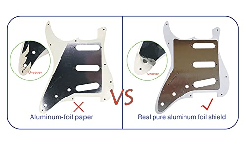 KESHUO Parties De Guitare De Grande Qualité 2 P90 Strat Guitare Pickguard Aucun Trou De Contrôle pour 11 Trous De Vis… - Les Beatles, Paul McCartney, John Lennon, RIngo Starr, George Harrison KESHUO Parties De Guitare De Grande Qualité 2 P90 Strat Guitare Pickguard Aucun Trou De Contrôle pour 11 Trous De Vis… – Image 5