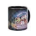 Bioworld Five Nights At Freddy's Freddy Fazbear's Mega Pizza Plex 16 oz Black Ceramic Mug