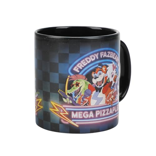 Taza de cerámica negra Five Nights At Freddy’s 473 ml miniatura 5