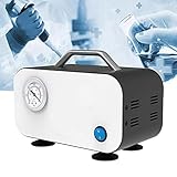 ZhiLianZhao Tragbare Unterdruck-vakuumpumpe, Labor-Vakuum-filtrationspumpe, mit 10l/min, 15l/min, 30l/min Optional, für Vakuumfiltration, Lösungsmittelfiltration, Vakuumdestillation,15l