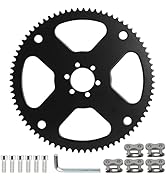 GREHUA 75 Tooth #35 Chain Rear Drive Sprocket Cog with Master Link for CT100U CC100X Baja Hensim ...