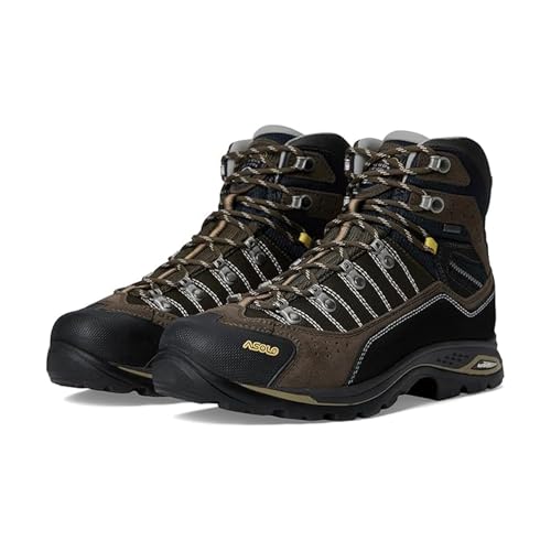 Image of ASOLO Men's DRIFTER I EVO GV Water-Resistant mm 1.6-1.8 mm Suede Cordura Cushioned High Ankle Hiking Boots | Rubber Cap