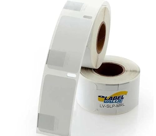 White Address Labels – 1-1/8” x 2”, 220 Labels per Roll, 2 Rolls per Pack – Permanent Adhesive Multipurpose Labels for Mailing, Filing & Storage – Seiko Compatible Labels | LabelValue