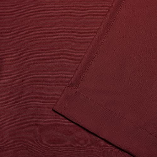 Exclusive Home Cabana Solid Indoor/Outdoor Light Filtering Grommet Top Curtain Panel, 54"X84", Radiant Red, Set Of 2 #TOP3
