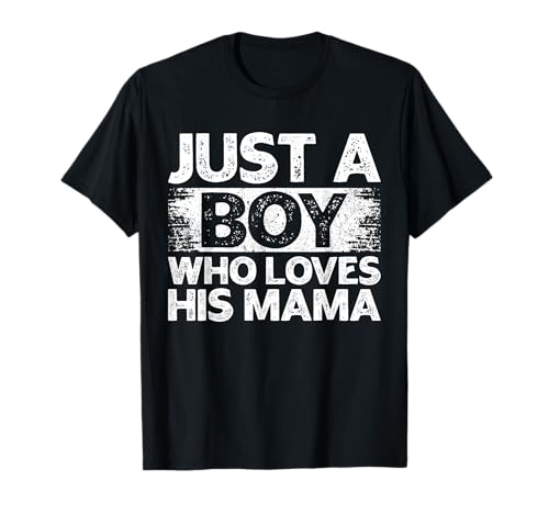 Solo un chico que ama a su mamá Vintage Solo un chico ama a mamá Camiseta