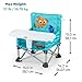 Bright Starts Disney Finding Nemo Pop 'N Sit Portable Booster, Indoor/Outdoor Use, Floor Seat with Feeding Tray, 6 Mos - 3 Yrs